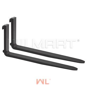 Вилы 2А 100х40х1000 (2,5т/500мм) (к-т 2шт) (2А 100х40х1000)