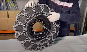 ВИДЕО-обзор. Как правильно установить цепь противоскольжения